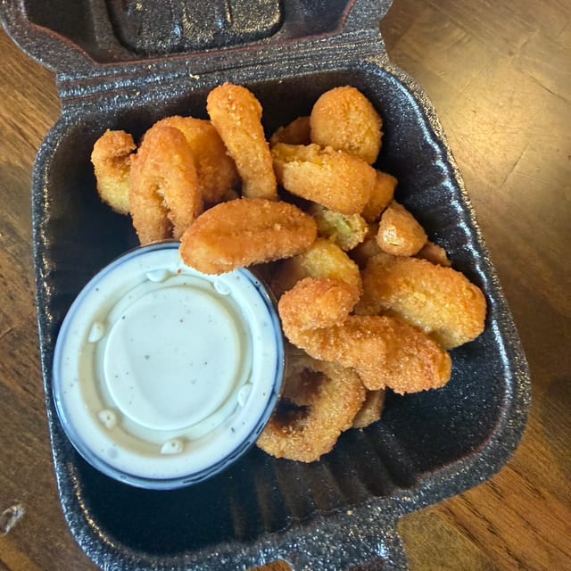 Fried Banana Peppers.
