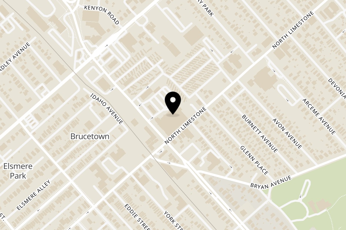 Map showing the location of Wing KYng on 101 W Loudon Ave Ste 110 in Lexington